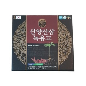 개성상인 산양산삼녹용고 1kg 가정의달 어버이날 부모님 가족 면역력 건강 선물, 1개