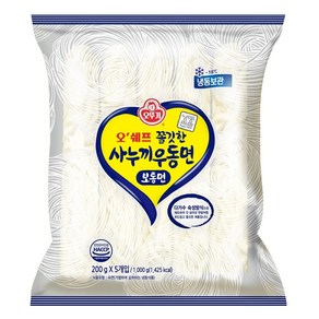 오뚜기 오쉐프_쫄깃한사누끼우동면보통면 1KG, 3개