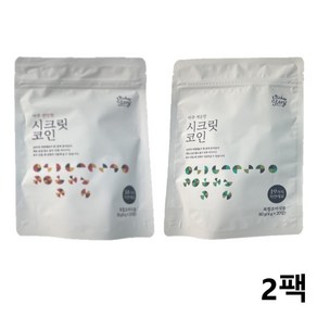 시크릿코인 편안한맛 + 개운한맛 구성 세트 육수 고체, 80g, 2개