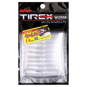 [TIREX] 케이무라 볼락웜3 1.4인치, 화이트
