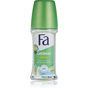 Fa Deodoant 1.7 Ounce Roll-On Caibbean Lemon (50ml), 1개, 기타