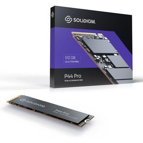 Solidigm™ P44 Po Seies 1TB PCIe GEN 4 NVMe 4.0 x M.2280 3D NAND 내장 솔, 512GB