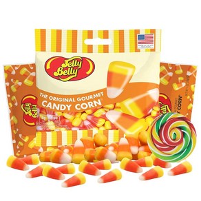 JELLY BELLY 캔디 콘 멜로우크림 캔디 개별포장 클래식 할로윈 간식 팩 3개, 상품선택, 28g