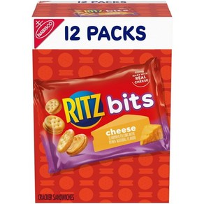 리츠 비츠 치즈 샌드위치 크래커 12개입 RITZ Bits Cheese Sandwich Crackers 12pack