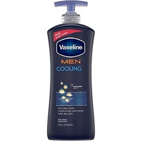 일본직발송 6. VASELINE 남성 치유 모이스처 바디 로션 냉각 20.3 오즈 B002VA4LKM, One Size_One Colo