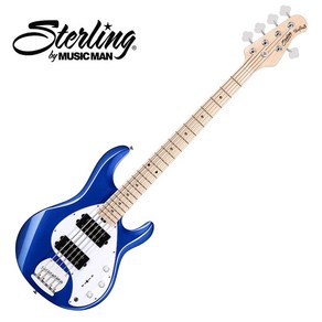 스털링 베이스 기타 Steling SUB RAY5HH COBRA BLUE, *, *, 1개