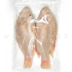 월드푸드 냉동 베트남 레드틸라피아[2마리] CA DIEU HONG RED TILAPIA (칠리10g 묶음), 1개, 900g내외