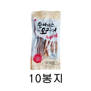 썬푸드 슬라이스오징어 30g 10봉지 고추장포함, 10개