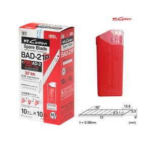 NT 30도 컷터날 BAD-21P, 100개입