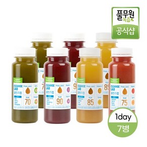 녹즙 디워밍업 클렌즈랩 1days_총 7병 (냉장배송), 7개, 190ml