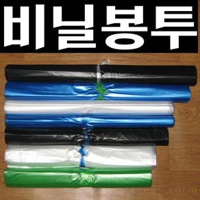 C009/쓰레기봉투/재활용쓰레기봉투/비닐봉투/소중대/비닐봉지, 중, 백색(투명)