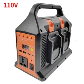 전원 인버터 110V 220V 야외 모바일 리튬 배터리 인버터 Makita/DeWalt/Milwaukee/Bosch 18v 배터리 USB 유, 01 110V_02 Fo Dewalt, 1개