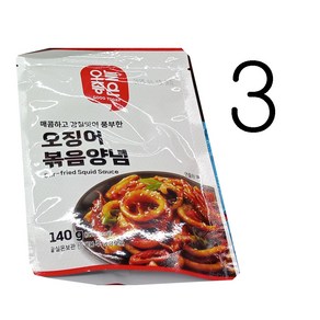 오늘좋은 오징어볶음양념, 3개, 140g