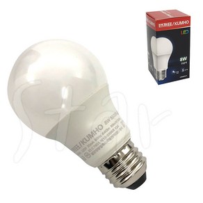 금호전기 번개표 LED bulb 10W E26 전구 램프 벌브 3000K 6500K 백열전구40W급 KS인증 KC인증