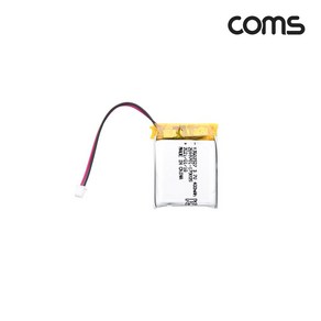 Coms 602527 충전지 배터리 리튬폴리머 3.7V 400mAh