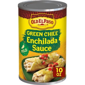 Old El Paso Mild Geen Chile Enchilada Sauce 1 ct. 10 oz. 올드 엘파소 마일드 그린 칠레 엔칠라다 소스 1ct. 10oz., 1개, 283g