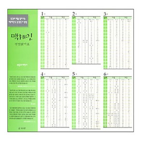 맥체인 성경읽기표 10개입 1세트