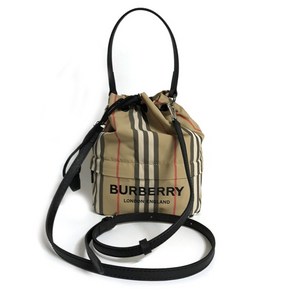 [버버리] BURBERRY 스트라이프 버킷백 8026737 리폼