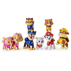 Paw Patol 퍼피 구조대 고양이 피규어 8종 세트, 8pk Figue Gift Set