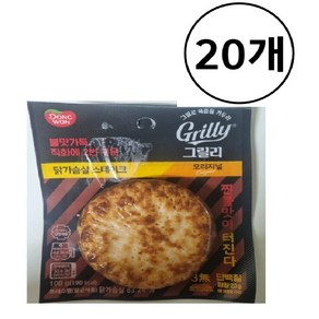 동원 그릴리 직화닭가슴살 스테이크 100g /냉장-일반박스 발송, 20개