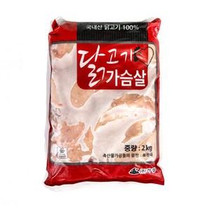 냉동식품 가경 닭가슴살 2kg, 1개