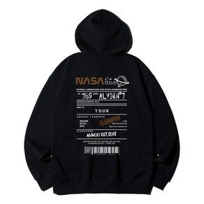 앨빈클로 NASA CLASSIFIED 오버핏 후드티 AVH839 (3 COLOR)