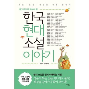 중고생이 꼭 알아야 할한국현대소설 이야기:수능 논술 내신을 위한 필독서