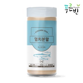 푸른빈 천연 조미료 세트 6종 새우 마늘 양파 표고버섯 멸치 생강 분말 가루, 1개, 100g