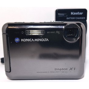 Konica Minolta DiMAGE X1 8.0배터리 및 충전기로 MP 디지털 카메라 테스트