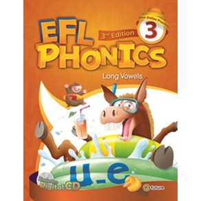 EFL Phonics 3 (with QR):Student Book (Wokbook + CD 2장 3d Edition), 이퓨쳐, EFL Phonics 3 (with QR), Jay Yang, Sophia Yu, Lewis A..