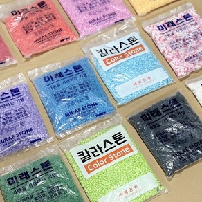 색돌 1kg 테라리움장식 칼라스톤 어항 화분장식