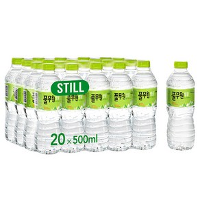 풀무원 먹는샘물 500ml, 40개