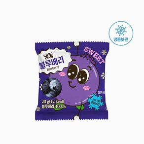 [자연원] 하루한포 냉동 블루베리 140g(20g x 7개입), 1개, 140g