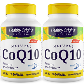 헬시오리진스 CoQ10 600mg 소프트젤, 2개, 60정