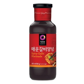 청정원 매운갈비 화끈한 맛 양념, 500g, 5개