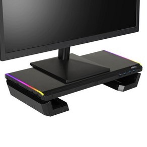 앱코 MES100 사이드 폴딩 RGB 오거나이저 USB 3.0 모니터받침대