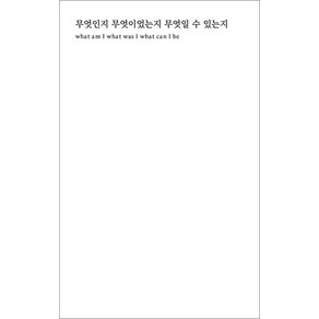 무엇인지 무엇이었는지 무엇일 수 있는지, 도어스프레스, 단품