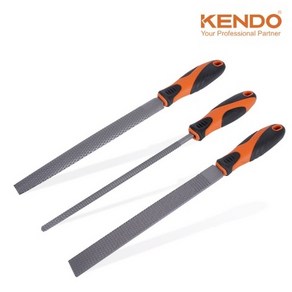 KENDO 켄도 85117 목공용 줄 야스리 연마 평형 원형 반형 세트