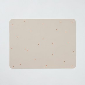 [JAJU/자주] 도트 실리콘 식탁 매트_40x30CM, 베이지