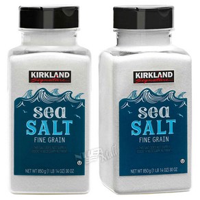 커클랜드 소금 시그니처 퓨어 시솔트 850g 2팩 KIRKLAND SIGNATURE PURE SEA SALT, 2개