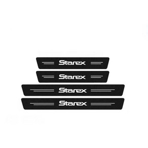 로고 자동차 데칼 도어 임계 값 스크래치 보호 필름 스티커 씰 방수 인테리어, 2. 4pcs, 1개