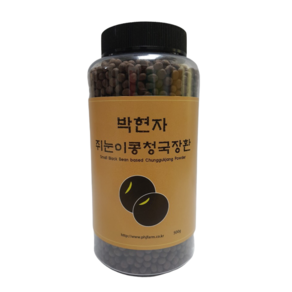 국산 100% 쥐눈이콩 청국장환 500g, 1개