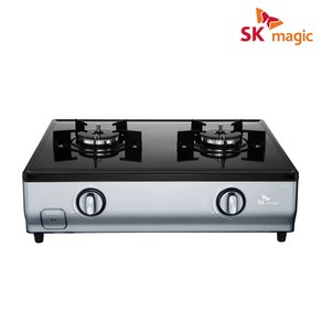 SK매직 가스레인지 5단 미세화력 GRA-CM200R 블루실버, LPG