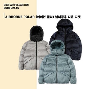 아이더 AIRBORNE POLAR (에어본 폴라) UNI 다운 자켓 DUW22546 385610