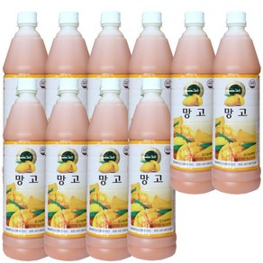 청솔 망고 음료 원액, 835ml, 10개