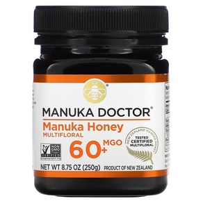 Manuka Docto 마누카 꿀 잡화꿀 MGO 60+ 250g(8.75oz), 250g, 1개