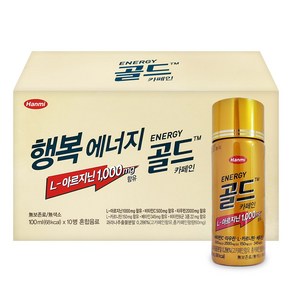 한미약품 에너지골드 카페인 100ml, 30개, 100g