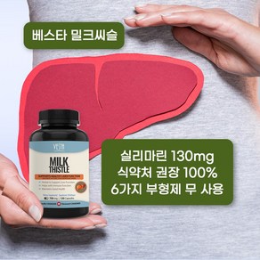 [캐나다본사 빠른직구] 베스타 밀크시슬 700mg x 120정 캐나다 해외직구 간건강 영양제 피로회복 직장인 추천 무부형제 실리마린 단일성분, 1개