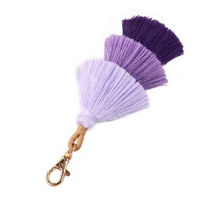 kawaii boho pom pom pom keychains tassel bag 매력 키 체인을위한 키 체인을위한 화려 함.