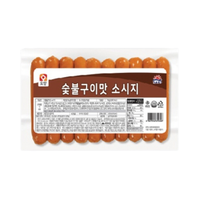 [얌얌마켓] 사조오양 냉동 숯불구이맛소세지 1kg(아이스박스+드라이아이스 포함), 1kg, 1개